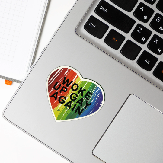 As Told By Ellie - Woke Up Gay Again Sticker