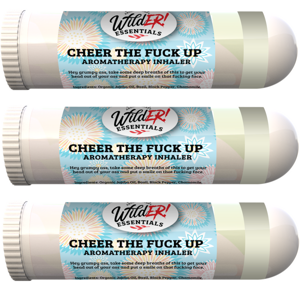 Wild Essentials - Cheer The Fuck Up Aromatherapy Inhalers, essential oils
