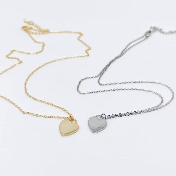 Mio Queena - "FUCK OFF" Gold Plated Heart Pendant Necklace