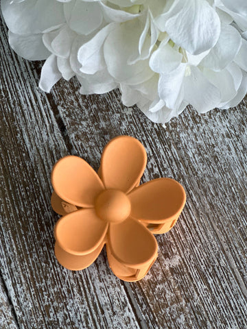 Harris Girls & Co. - Flower Power "Orange" Hair Clip