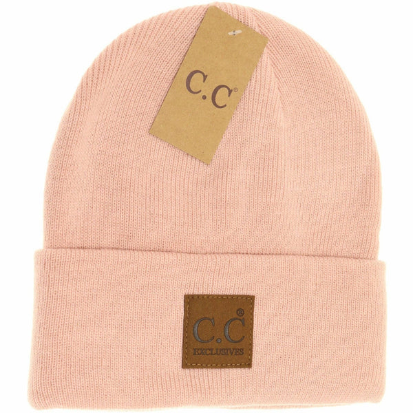 C.C Beanie - Unisex Classic Oversized Logo CC Beanie HTM1