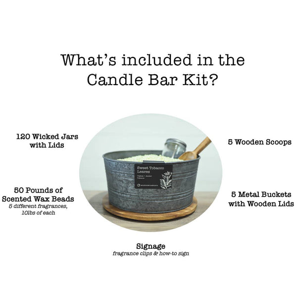 Milkhouse Candle Company - Candle Bar - 5.5 oz Glass Wicked Jar with Lid