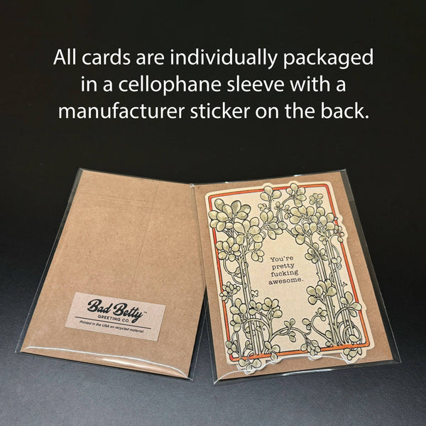 Bad Betty Greeting Co. - Mother's Day Card: Raising Kids Together