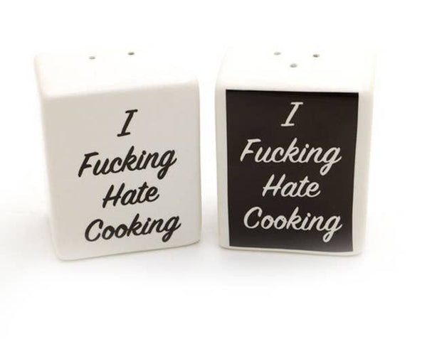 Lenny Mud - Mature Salt and Pepper Set - I F'n Hate Cooking