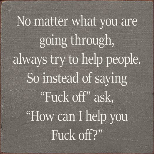 SAWDUST CITY - No Matter What You Are Going Through, Always Try to Help...: Old Black