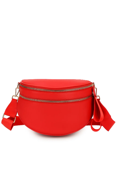 Paulina Nylon Waterproof Multi-Compartment 10" Crossbody Bag