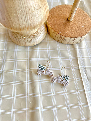 Terra Made - Boho farmhouse truck earrings