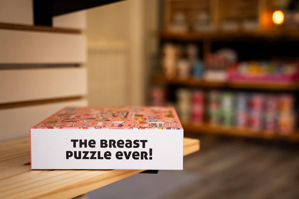 Sleazy Greetings - Tit's A Puzzle - Funny Boob Themed 1000 Piece Jigsaw Puzzle