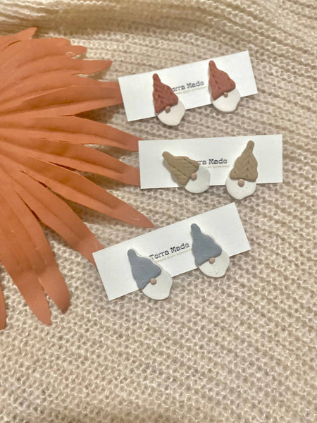 Terra Made - Gnome stud earrings