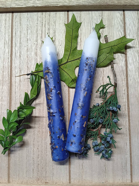 Elemental Earth Shop - Karma Herbal 6 inch Ritual Intention Candles