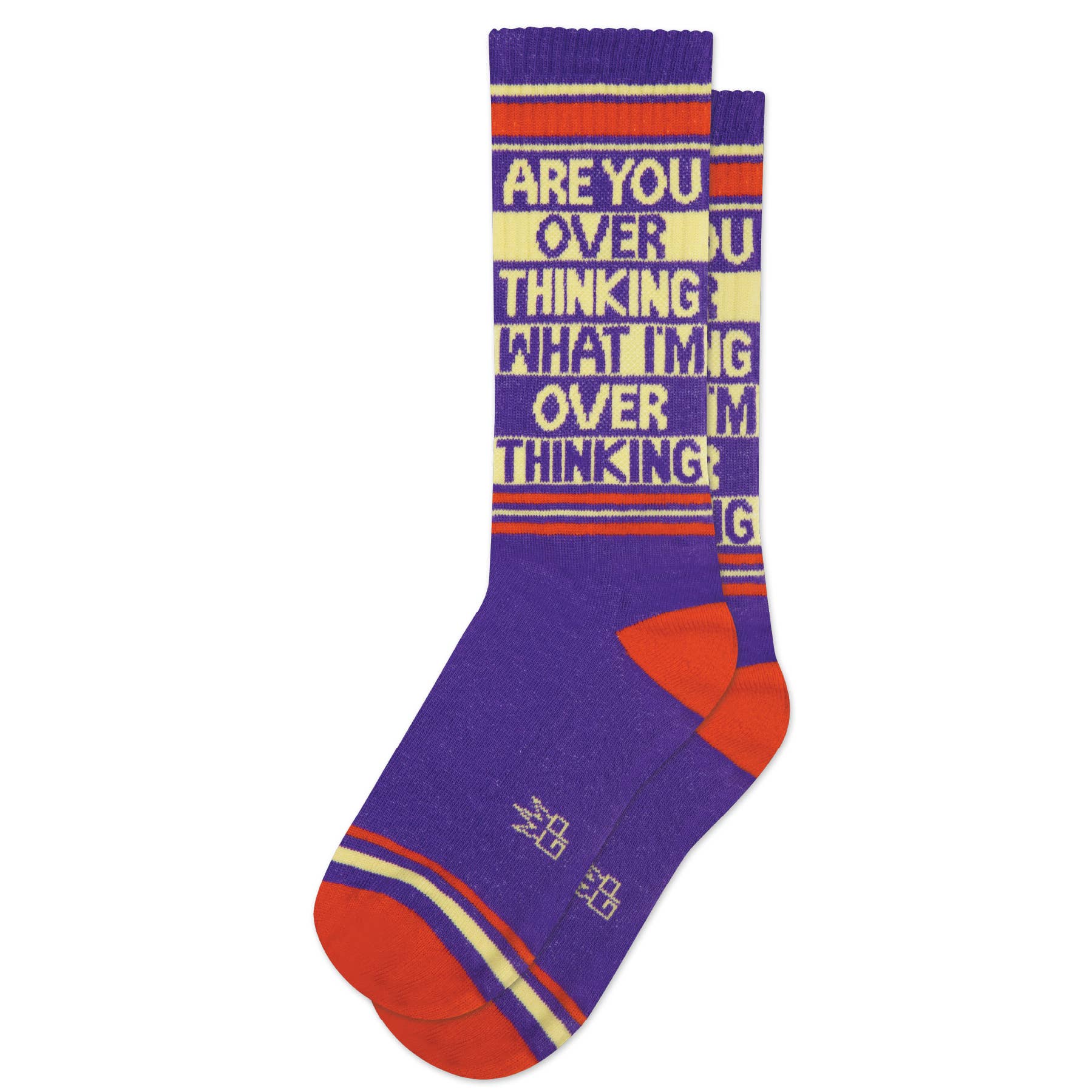 Gumball Poodle - Are You Over Thinking What I'm Over Thinking? Gym Crew Socks