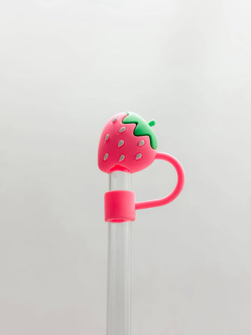 Harris Girls & Co. - Straw Cover 10MM "Pink Strawberry"