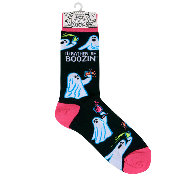 Primitives by Kathy - I'd Rather Be Boozin' Socks