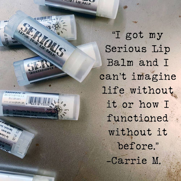 Serious Lip Balm - Whiskey Lip Balm - a FALL FAVORITE!