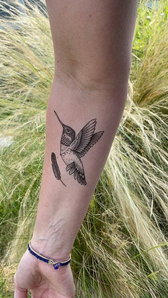 NatureTats - Hummingbird Temporary Tattoo