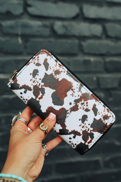 The Front Porch Label - Brown Cowhide Wallet