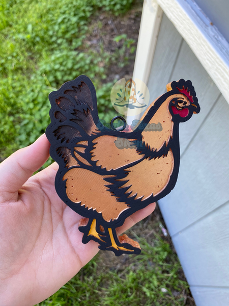 South Texas Siren - Chicken Car Freshie