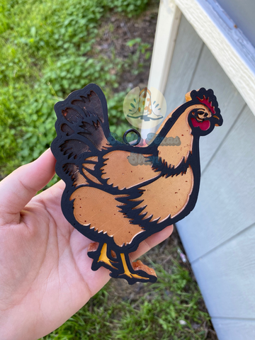 South Texas Siren - Chicken Car Freshie