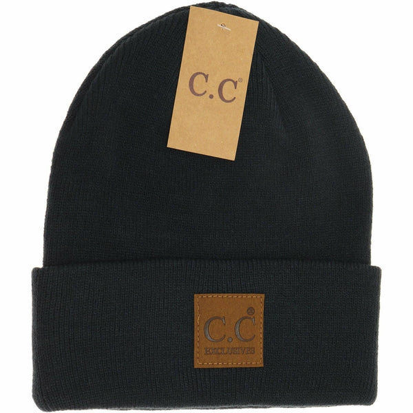 C.C Beanie - Unisex Classic Oversized Logo CC Beanie HTM1
