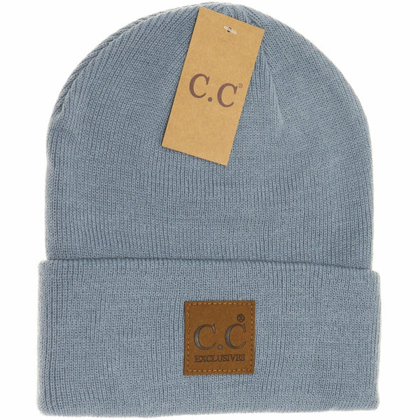 C.C Beanie - Unisex Classic Oversized Logo CC Beanie HTM1