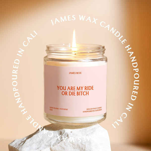 James Wax - Friendship Candle Ride Or Die Bitch Candle