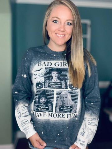 Southern Backroad Tees LLC - Bad Girls Sweatshirt: Adult Medium
