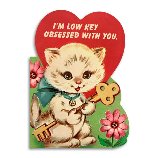 Bad Betty Greeting Co. - I’m Low Key Obsessed With You - Cute Valentine Love Card