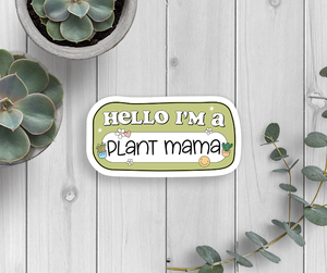 Expression Design Co - Hello Plant Mama Vinyl Sticker