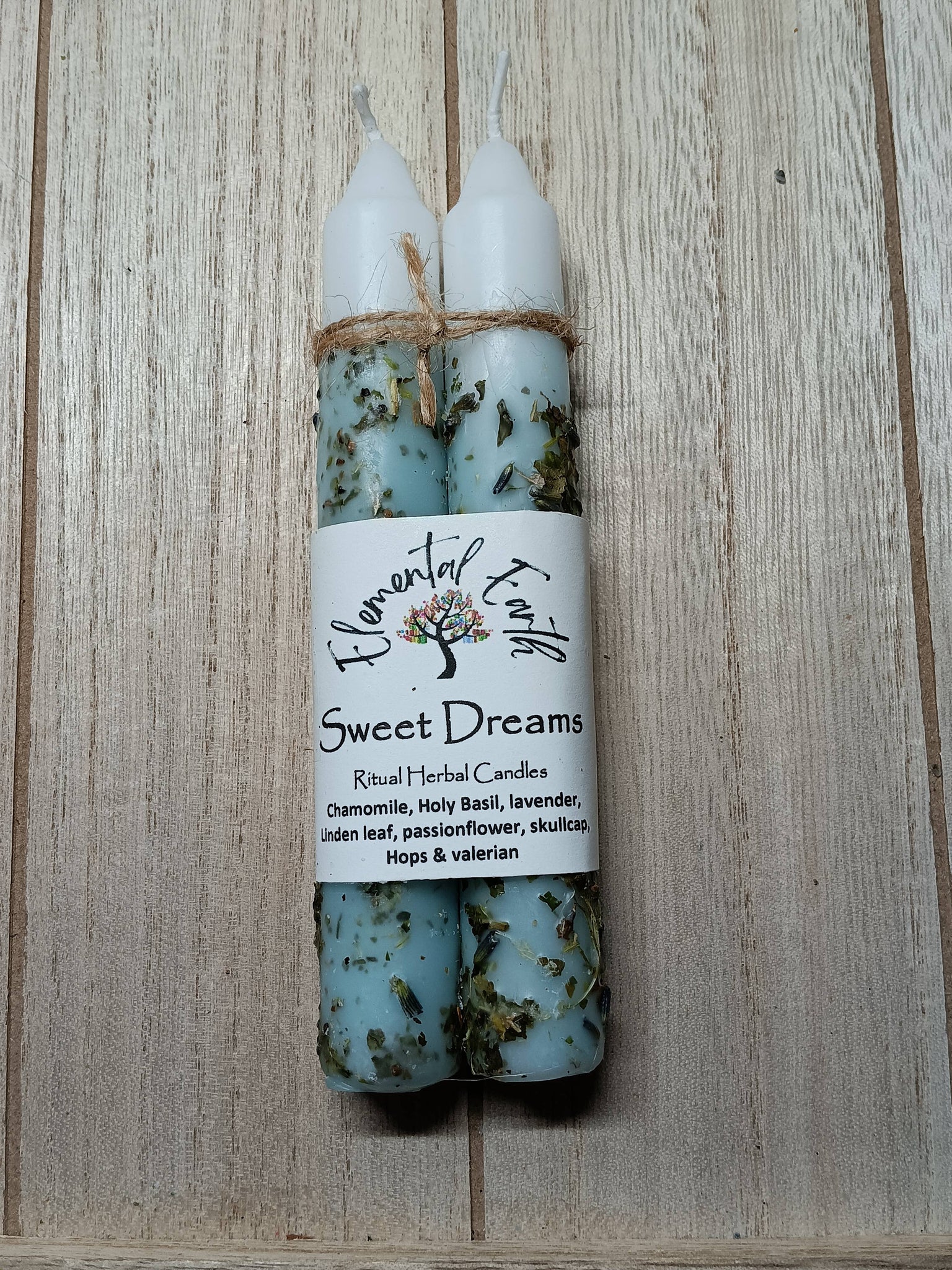 Elemental Earth Shop Sweet Dreams Herbal Candle - Thumbnail 2