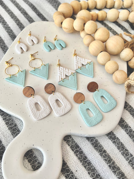 SeizeTheClayJewelry - Monstera Clay Earrings, Monstera Leaf Earrings