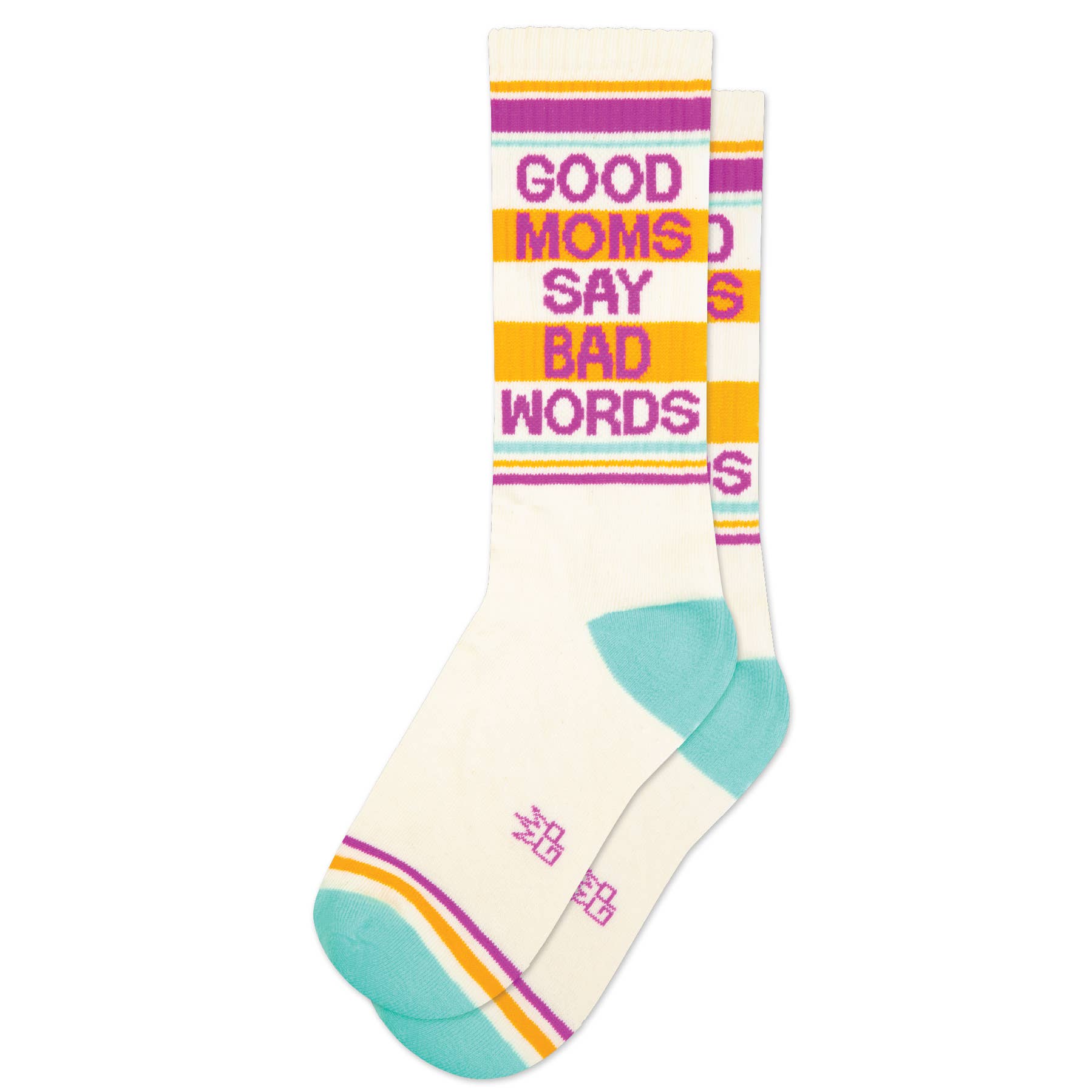 Gumball Poodle - Good Moms Say Bad Words Gym Crew Socks