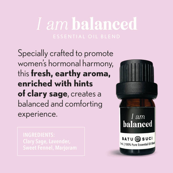 Batu Suci Handmade Jewelry - I Am Balanced - Essential Oil Blend