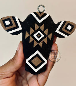 Aztec Cow Car Freshie