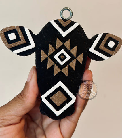 Aztec Cow Car Freshie