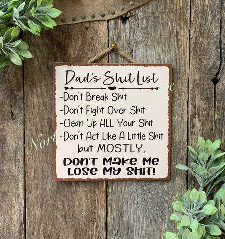 North Fork Mercantile - Dads Shit List