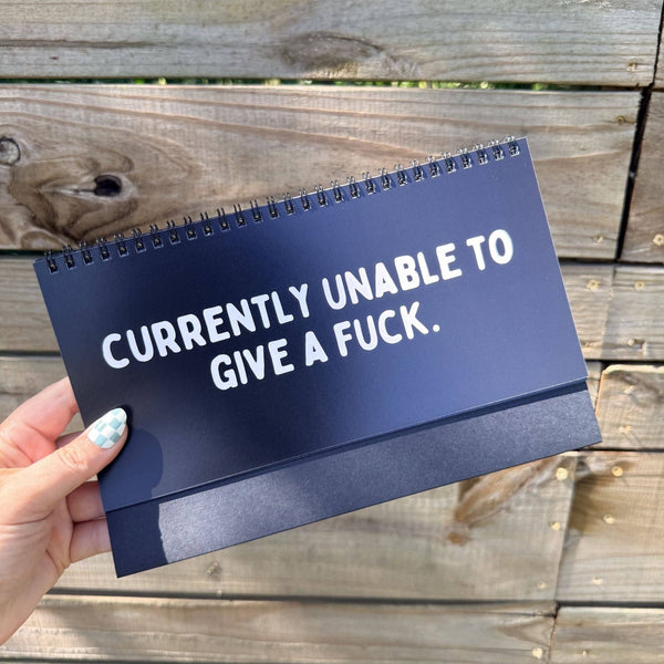 Corporate Snark - Zero F*cks Given Work Mood Desk Flip Sign