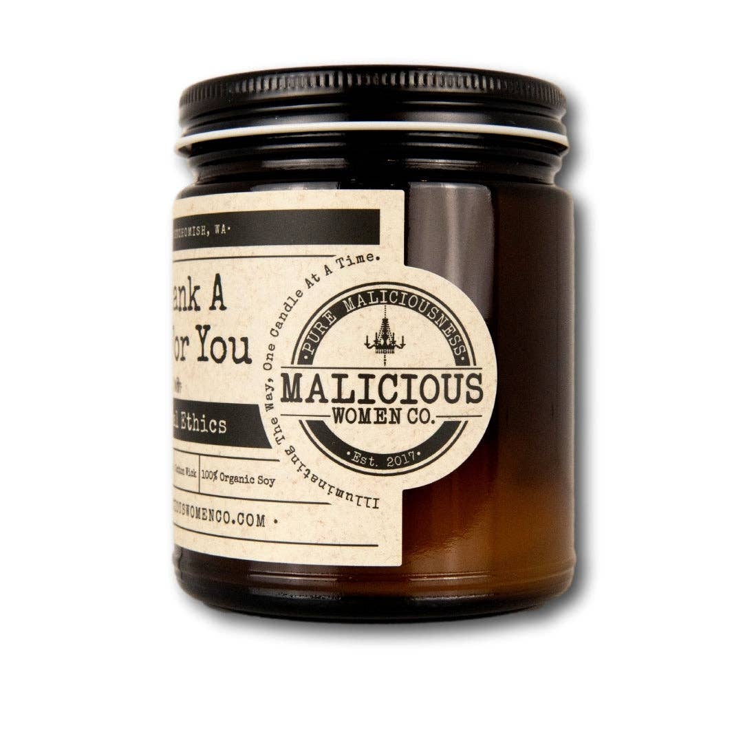 Malicious Women Candle Co - I'd Shank a Bitch for You - Scent: Lemon Drop Martini