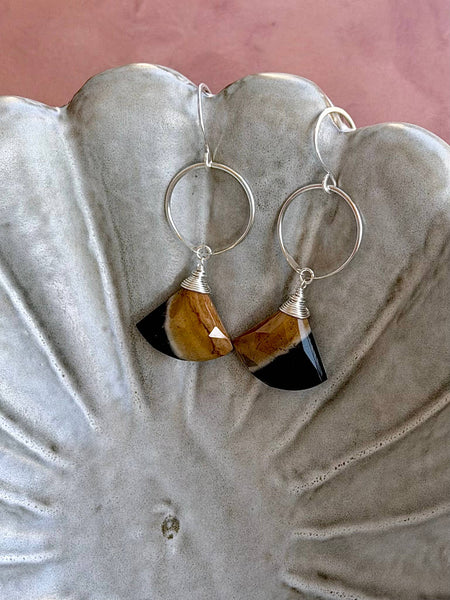 Saressa Designs - Bombay Earrings - Jasper
