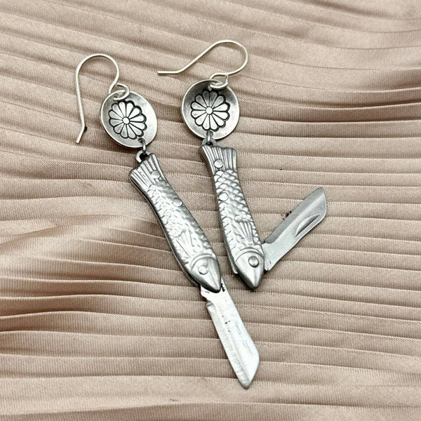 Fluff Hardware - Handmade Backcountry Feeesh Earrings