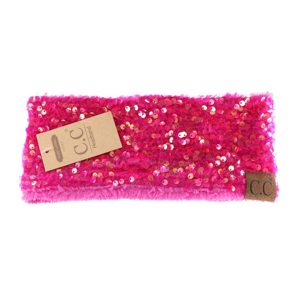 C.C Beanie - Cluster Sequin Head Wrap HWE0012