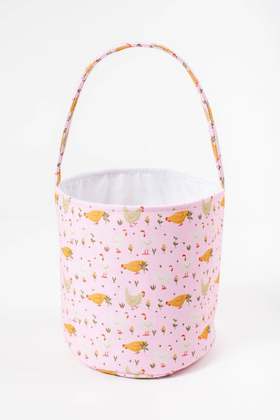 American Farm Company - Pink Cottage Chicken Easter Basket