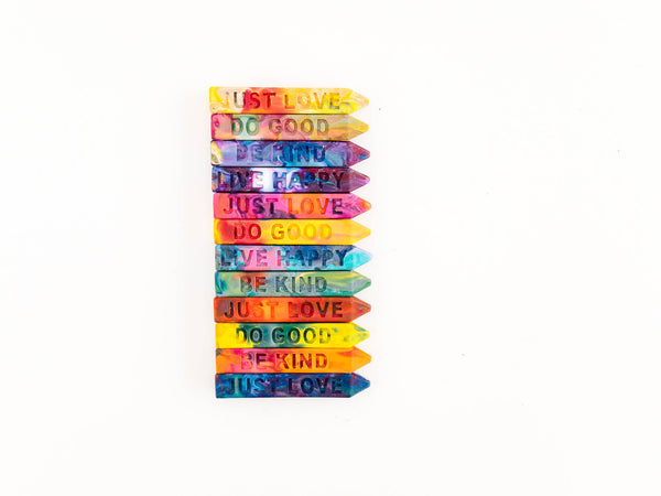 Art 2 the Extreme® - The Original Rainbow Crayon® - Rainbow Crayon Kindness Collection - Mini Crayon Stix® 4 pk
