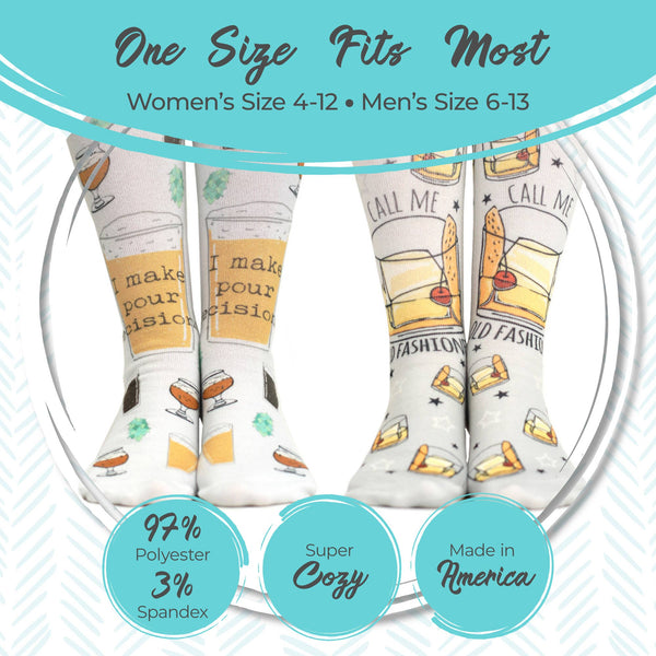 Moonlight Makers - It's Way Too Peopley Outside - Funny Socks - CLOSEOUT SALE