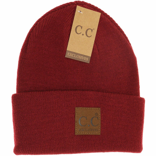 C.C Beanie - Unisex Classic Oversized Logo CC Beanie HTM1