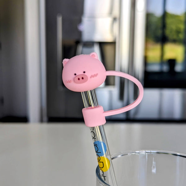 iconic mi - Straw Covers - Cute Animals | Piggy