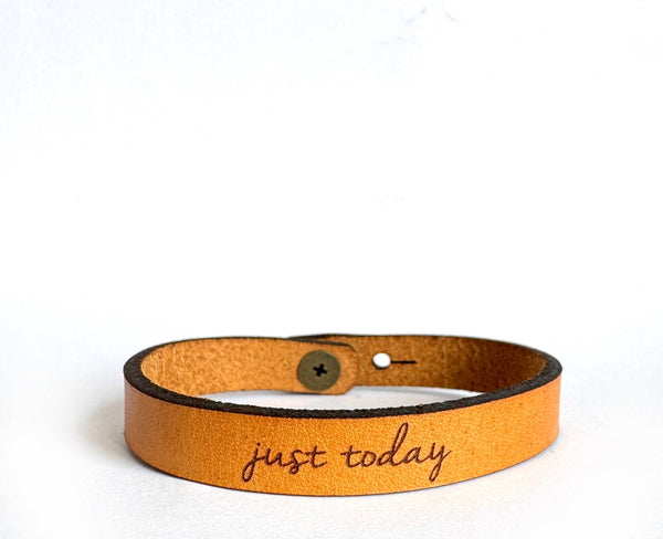 New Market Farmhouse - Hopeful Thin Leather Bracelet Collection - Encourage 