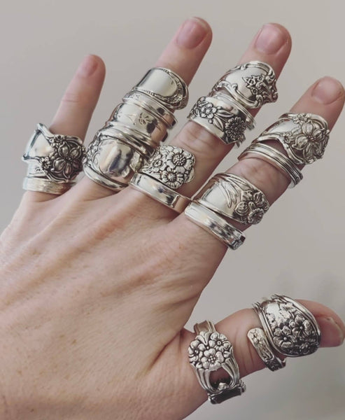 Spoon Jewelry By Emily - Vintage Spoon Ring Collection | Lovely & Trendy Rings