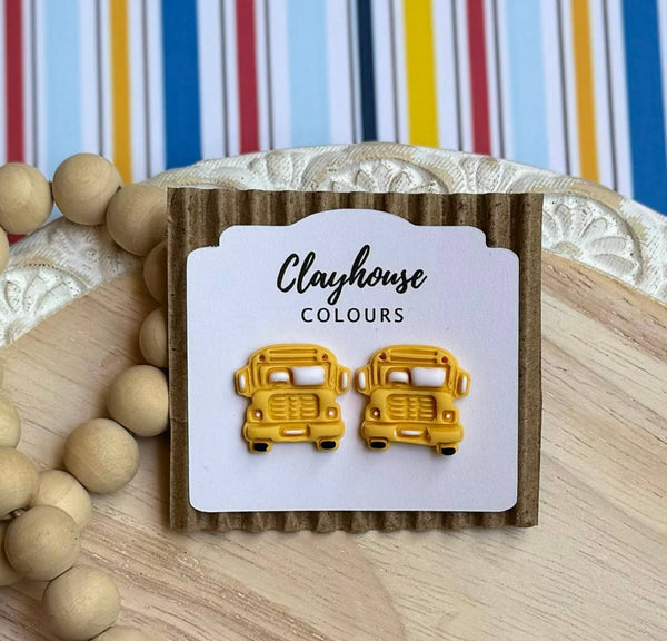 Clayhouse Colours - School Studs |  Teacher Earrings