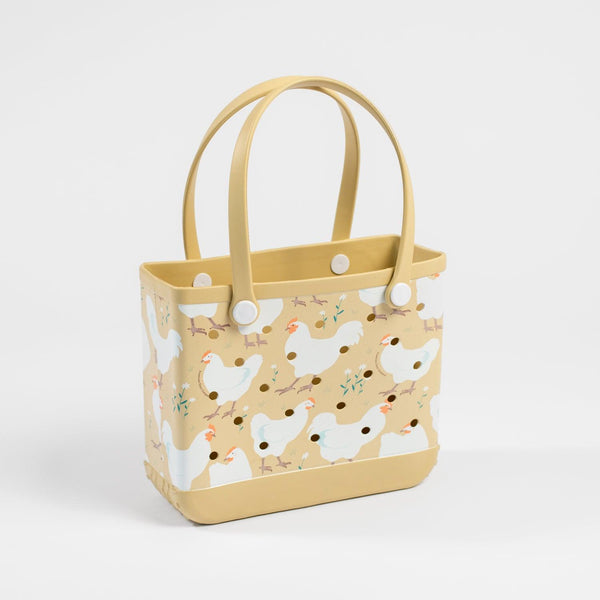 American Farm Company - Spring Chicken Mini Beach Rubber Tote Bag