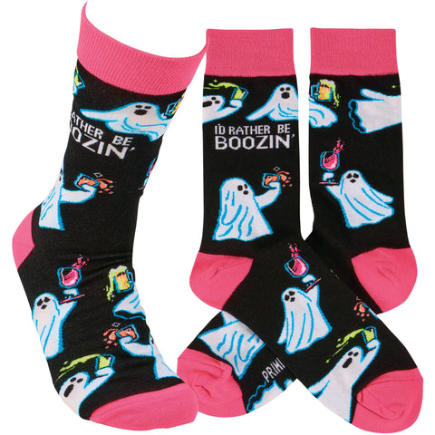 Primitives by Kathy - I'd Rather Be Boozin' Socks